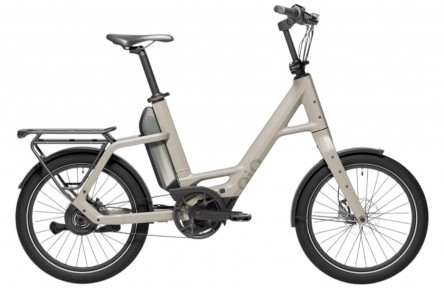 QiO Elektrische compactfiets "Compact PE" (#1) unisex, 20", lunar white matt, Enviolo TR, 48 cm /02652122