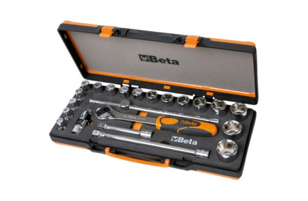 BETA DOPSLEUTELSET 920A/C17-M-SET 1/2 6-KANT METRISCH 10-32 MM DOPPEN