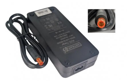 Notram Snellader voor Bafang Accu's - 43 Volt - 3 ampere - 2 polig