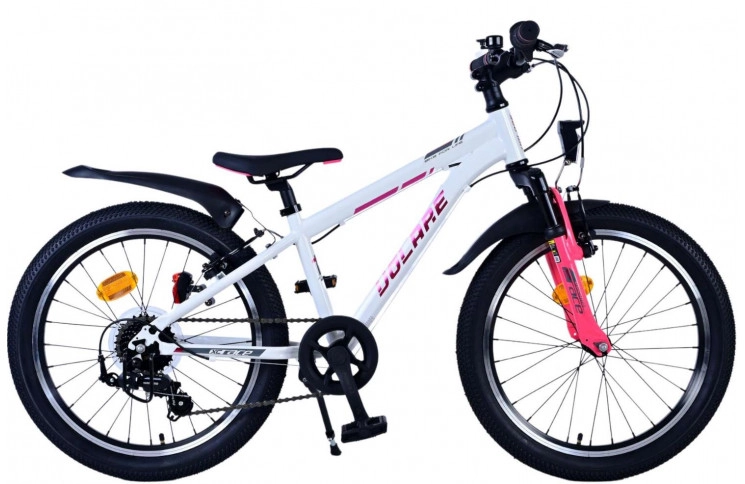 Volare XC Race Kinderfiets 20"/29 cm/Wit-Roze/22162