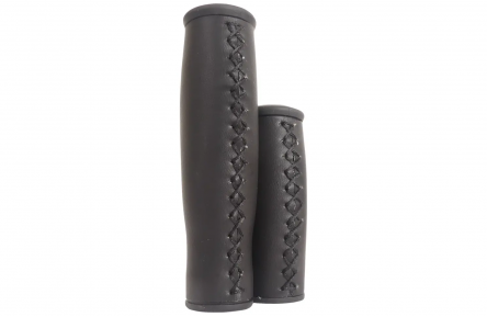 Handle Grip Set Edge City Leather - 135 / 92mm - black