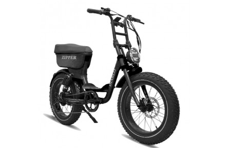 DIABLO E-BIKE, ZIPPER, 7SP SHIMANO, MATT BLACK, REAR SUSPENSION, 1000462 ACCU (15 Ah,48V,720 Wh)