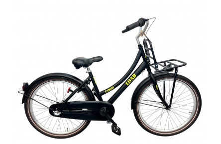Girls bicycle Load Cargo M/al/black/24/stad/f38