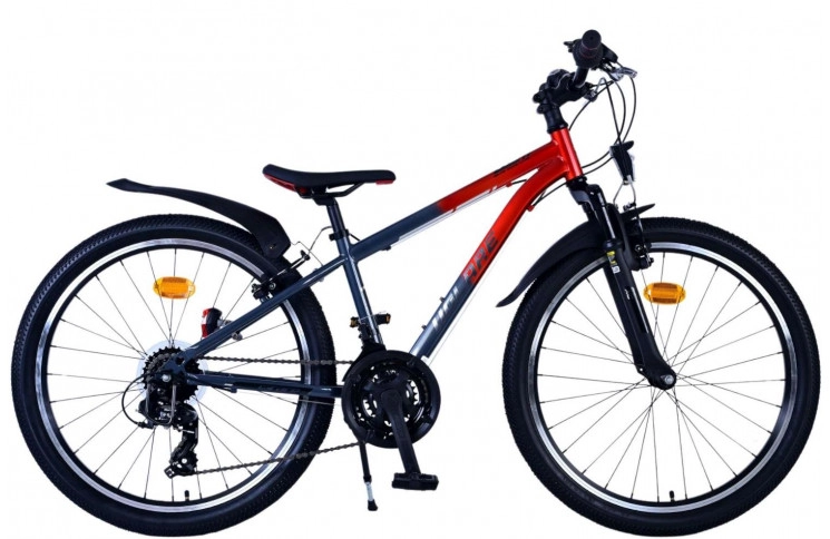 Volare XC Race Kinderfiets 24"/29 cm/Rood-Grijs/22561