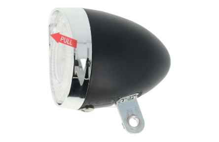 Koplamp Simson batterij classic luxurious - zwart 