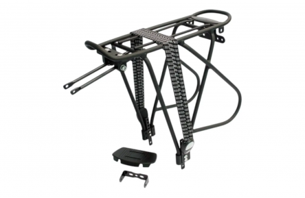 Achterdrager 26/28" Massload verstelbaar - mat zwart