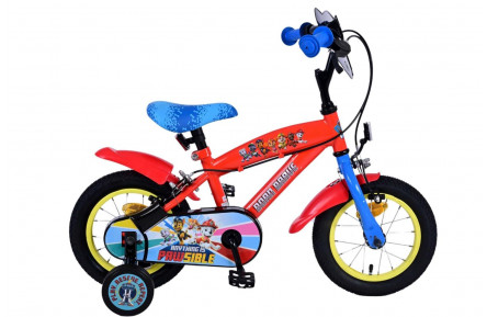 Paw Patrol Kinderfiets 12"/21.5 cm/Rood-Blauw-Geel/21122