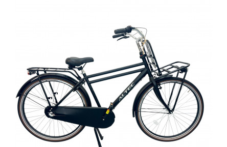 Herenfiste Altec Dutch 28inch Transportfiets N-3 Heren 57cm Mat zwart