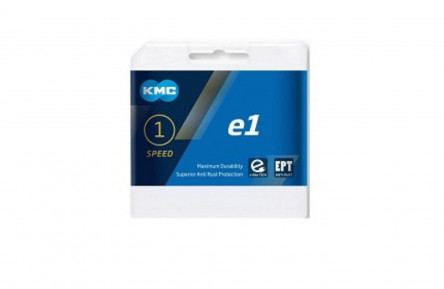 KMC chain E1 EPT narrow 1/2x3/32, anti-rust, 130 L single speed