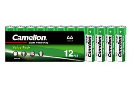 Camelion AA zinc-carbon batteries