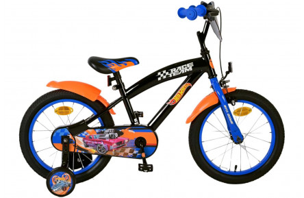 Hot Wheels Kinderfiets 16"/25 cm/Oranje-Blauw-Zwart/31656-SACB