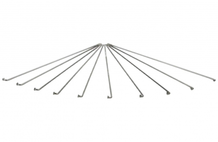 Spaakkit Sapim Leader 13x247mm J-Bend RVS Zilver Set a 10 Stuks