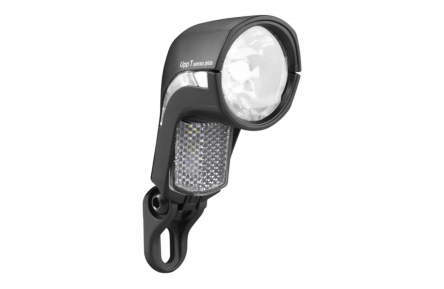 Koplamp Busch und Müller Lumotec Upp N Plus met standlicht voor naafdynamo - 30 Lux 