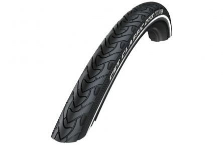 CST Otis (3mm anti-lek) zwart met reflectie. 28x1.25 ETRTO 32-622