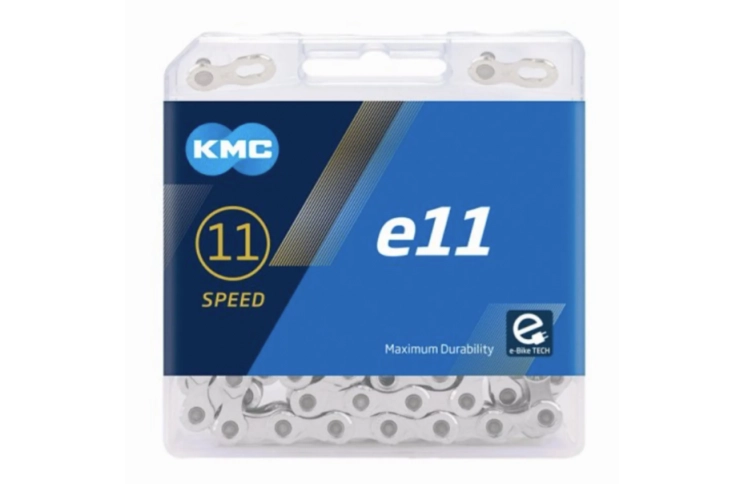 KMC ketting e11 zilver, 1/2x11/128, 11-speed mid motor e-bike ketting