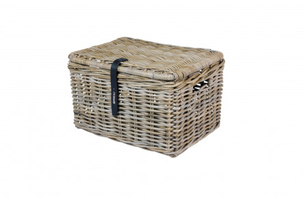 Basil MAND BAS ROTAN DAX L V M/DEKSEL GRY