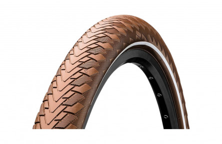 CONTINENTAL CONTACT CRUISER BUITENBAND BRUIN E-BIKE 25 KM/H 55-622 28X2.20 REFLECTIE