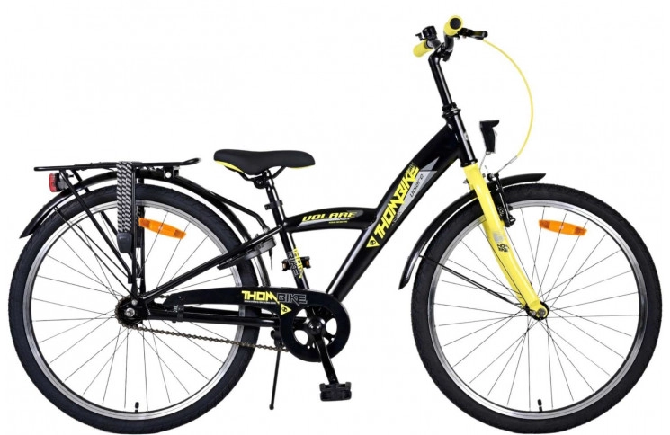 Volare Thombike Kids Bike 24"/31 cm/Black-Yellow/22506