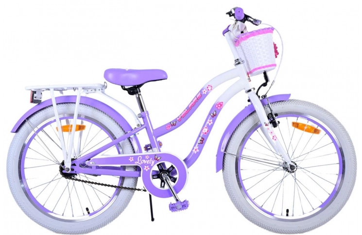 Volare Lovely Children's Bicycle 20"/26.5 cm/Purple-White/22123