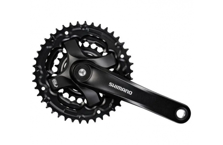 Chainwheel set 6/7/8 speed Shimano Tourney FC-TY501 with 175mm crankarm 42 x 34 x 24T - black