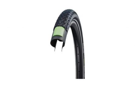 SCHWALBE THE GREEN MARATHON 28X1,40 37-622 GREENGUARD ZWART REFLECTIE HS620 ZL