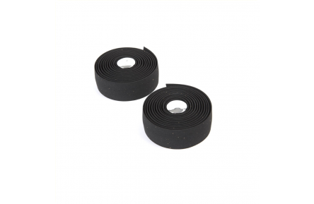 Velo handvat stuurtape gel, zwart met kurkprint