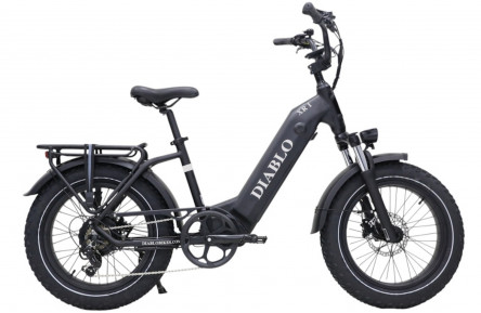 E-BIKE Diablo XR1 20"/Matt-Black/15Ah 720Wh AKM 60Nm