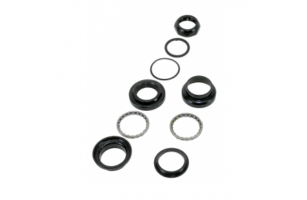 AC0107A balhoofd 1.1/8" 25.4/34/30 zwart