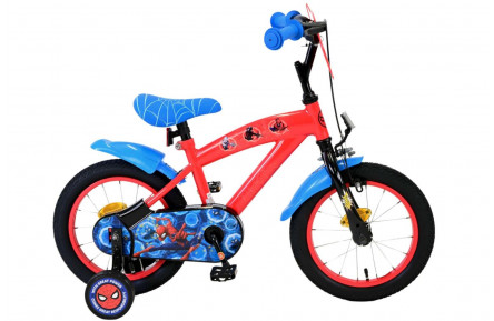 Marvel Spider-Man Kinderfiets 14"/23 cm/Blauw-Rood/21483-SACB