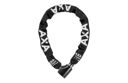 Kettingslot Axa Absolute 9-90 met polyester hoes - zwart