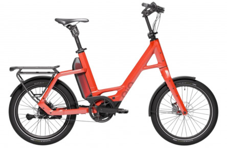 QiO Elektrische compactfiets "Compact PX5+" (#1) unisex, 20", imola red, 5-traps SHIMANO "Nexus" neutrale versnelling, 48 cm /02652137