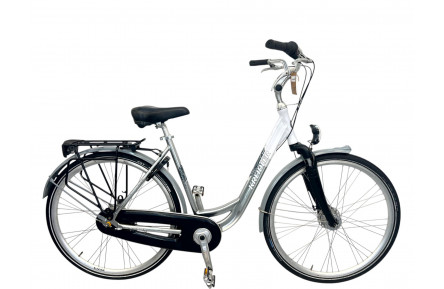 Damesfiets Kreidler Harlem 28" M/53 grijs-wit