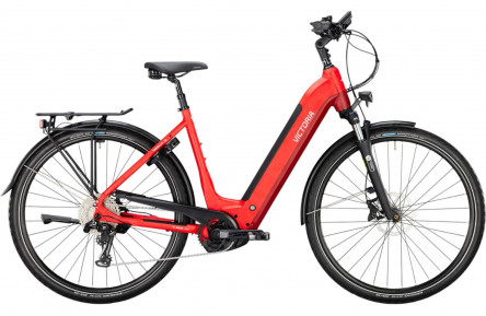 VICTORIA Electric trekking bike TRESALO 14 28"/44cm-XS/10/fuego red matt/02981264