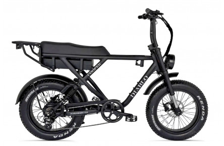 DIABLO E-BIKE, COOPER, 7DR SHIMANO, MATT BLACK, HYDRAULIC, 1000776 ACCU (15AH,48V,720WH)