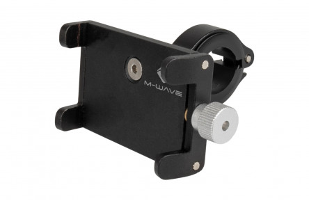 M-WAVE SMARTPHONE TELEFOONHOUDER ALU ZWART IN DOOSJE