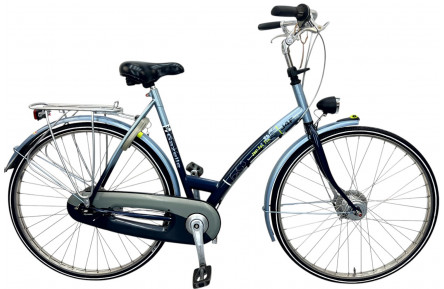 Damesfiets Gazelle J4F W/st/blauw/28/stad/f57